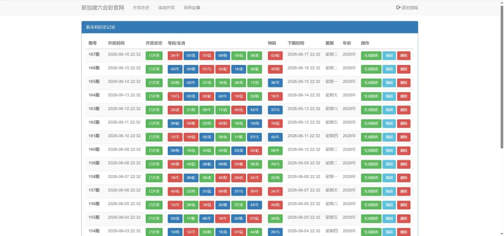 六合彩资料预测源码 六合彩预测源码