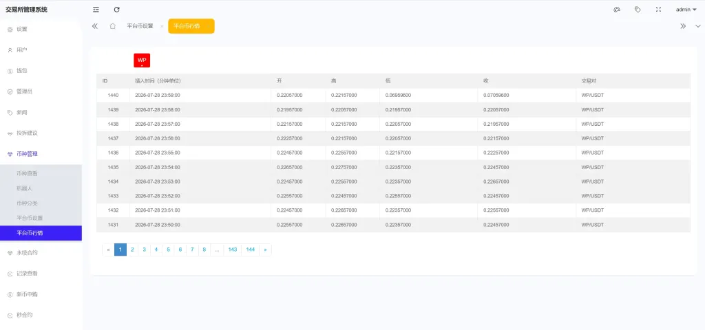 【售】Coinbase多语言秒合约交易所源码/dapp登录+模拟账号+K线插针+平台币控制+盈亏控制+ai量化+借贷